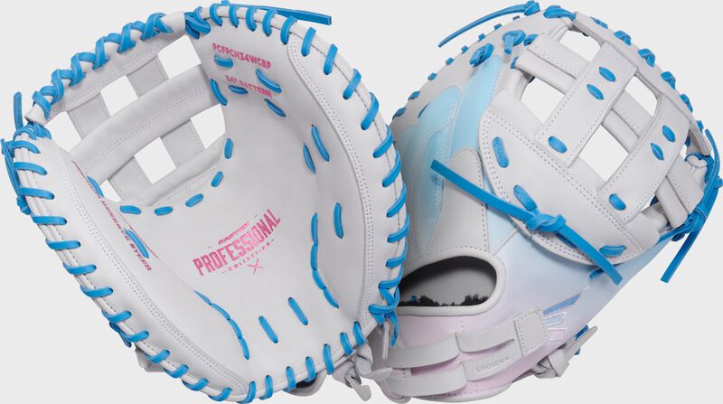 Easton Professional Collection Color Splash 34" Fastpitch Catchers Mitt Softball Glove PCFPCM34WCBP