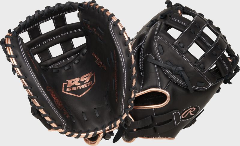 Rawlings R9 33" Catchers Mitt Fastpitch Softball Glove R9SBCM33-24B