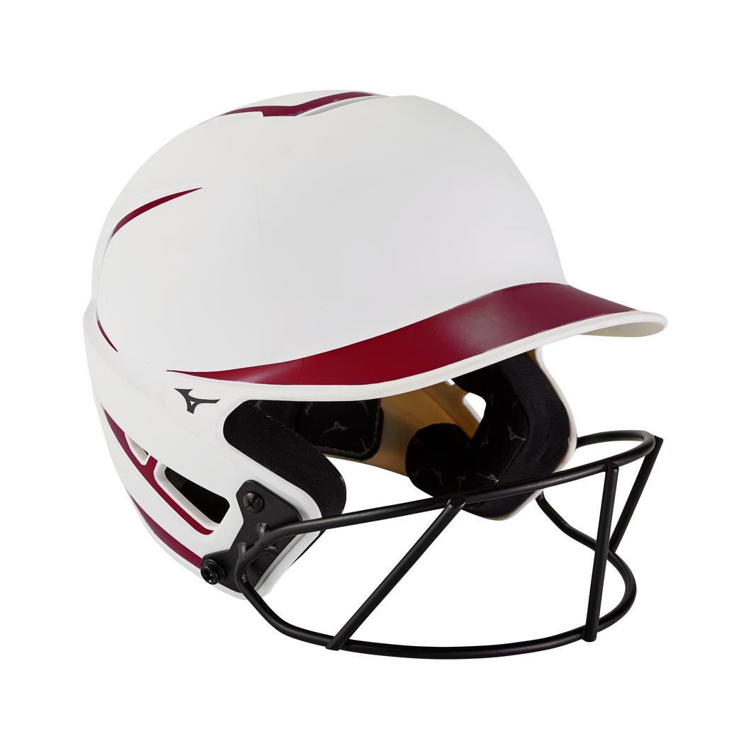 Mizuno F6 Two Tone Matte Fastpitch Softball Batting Helmet