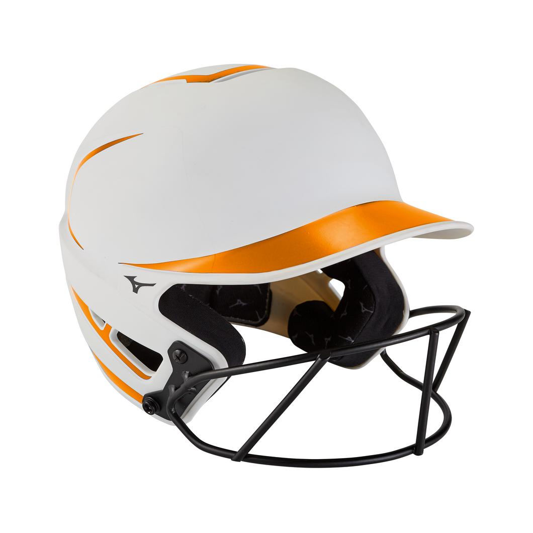 Mizuno F6 Two Tone Matte Fastpitch Softball Batting Helmet