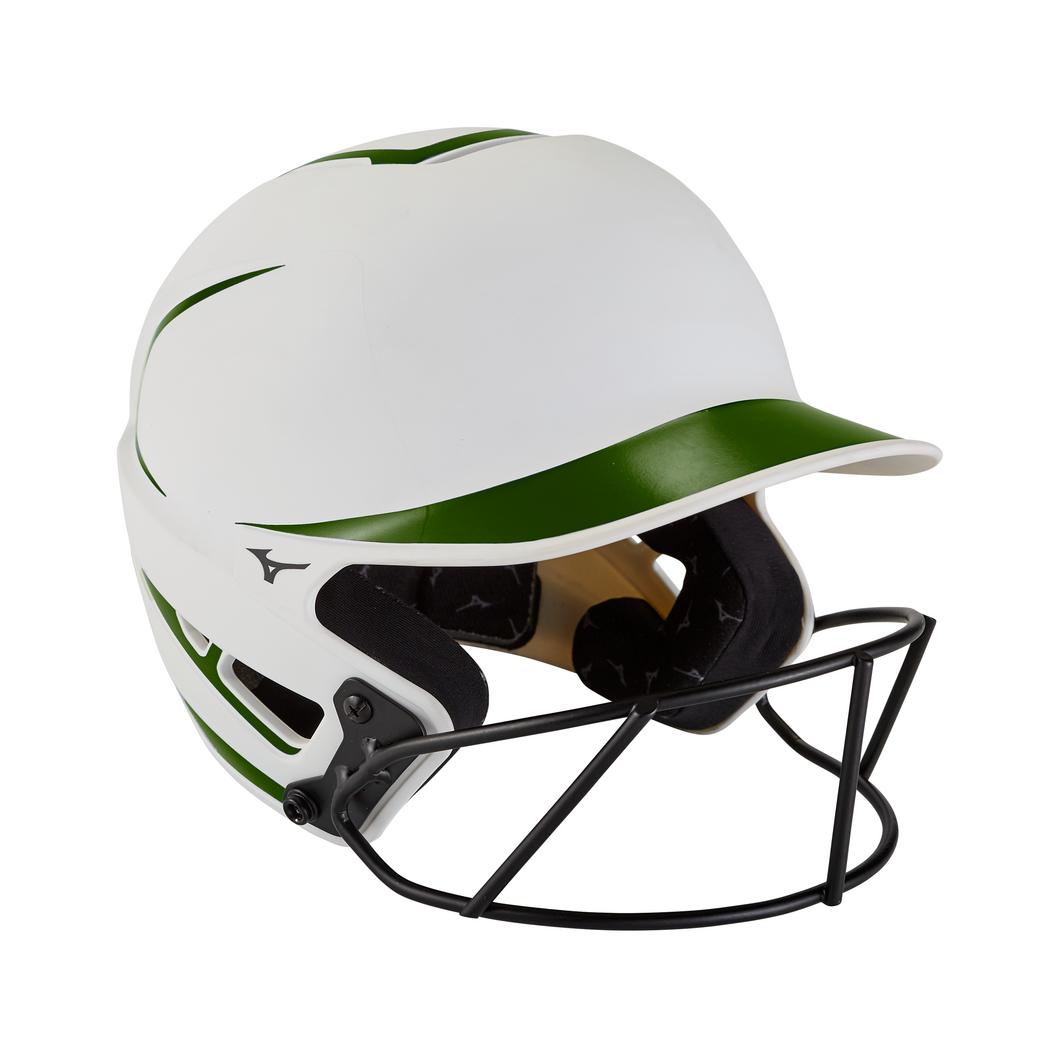 Mizuno F6 Two Tone Matte Fastpitch Softball Batting Helmet