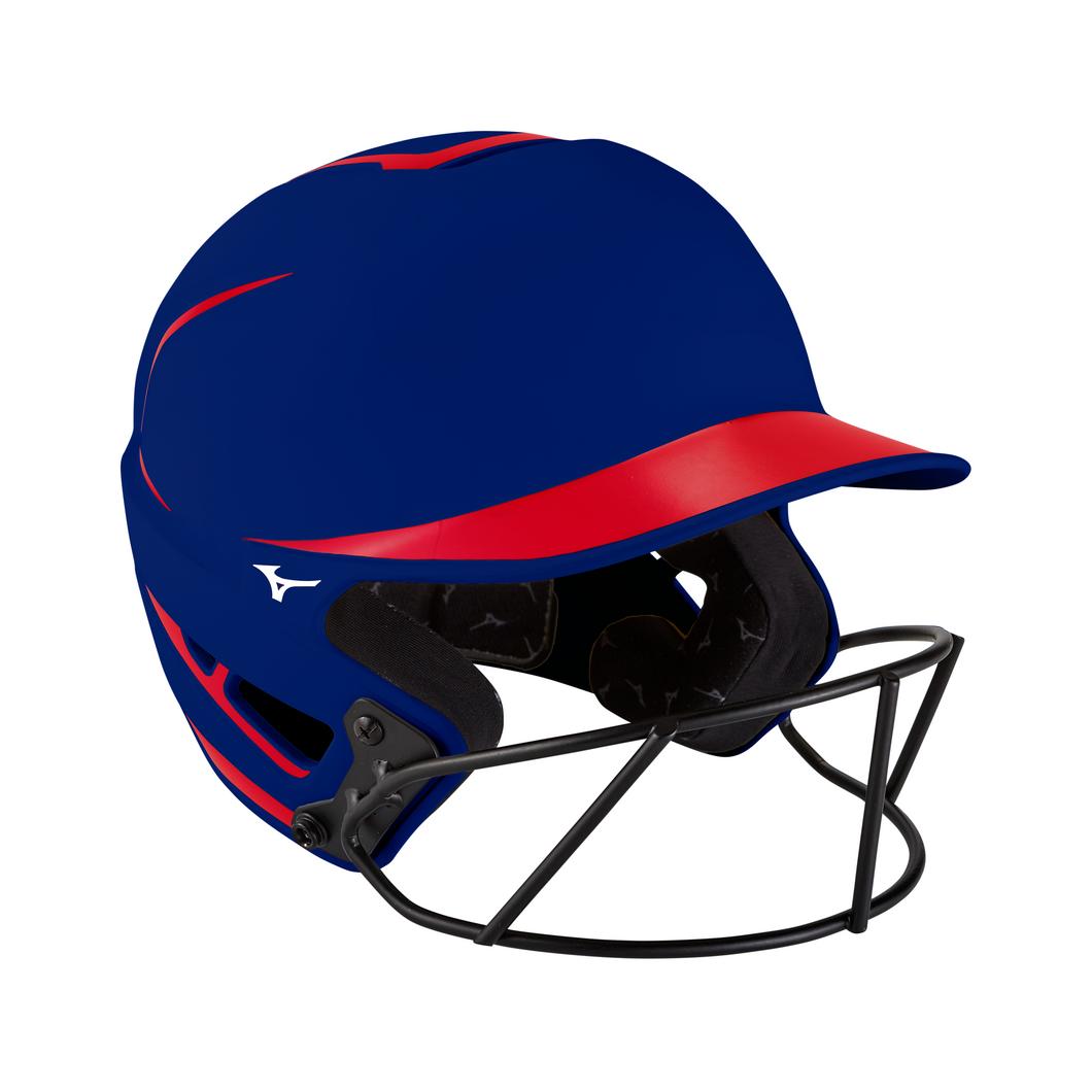 Mizuno F6 Two Tone Matte Fastpitch Softball Batting Helmet