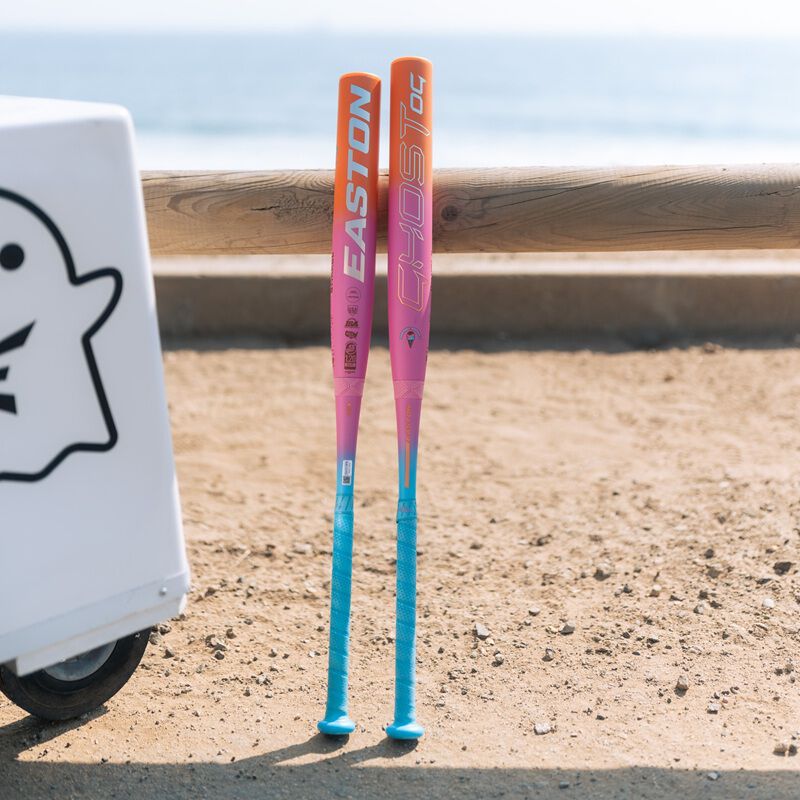 2025 Easton Ghost OG Rainbow Sherbet Fastpitch Softball Bat: -11, -10