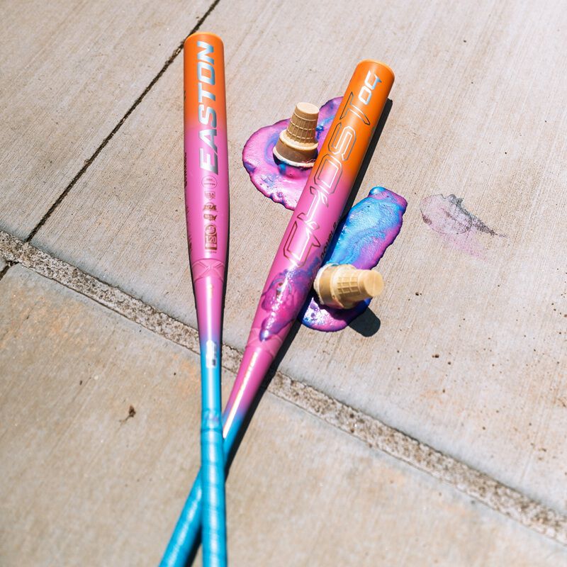 2025 Easton Ghost OG Rainbow Sherbet Fastpitch Softball Bat: -11, -10