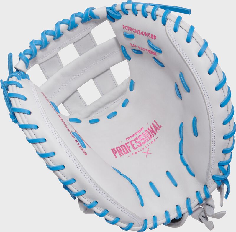 Easton Professional Collection Color Splash 34" Fastpitch Catchers Mitt Softball Glove PCFPCM34WCBP