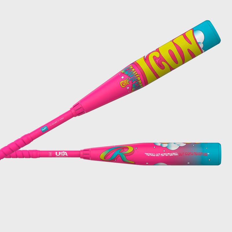 2026 Rawlings Icon Fest Pink USA (-10) Baseball Bat