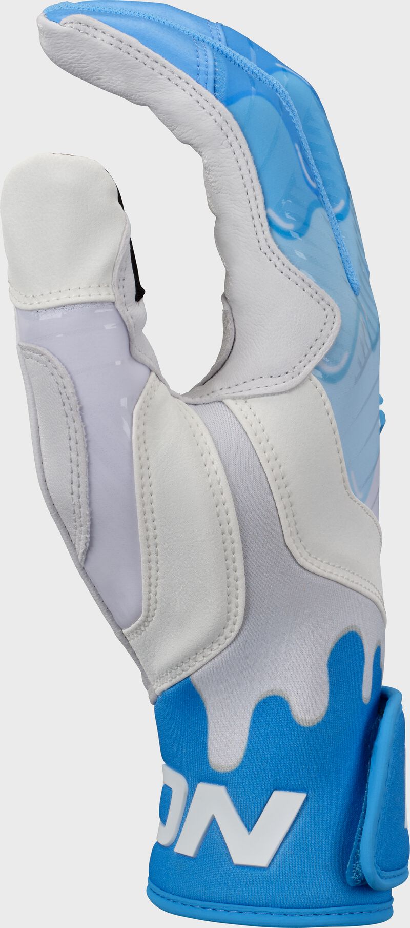 Easton Walk-Off Ethos DRIP White/Blue Baseball Softball Batting Gloves