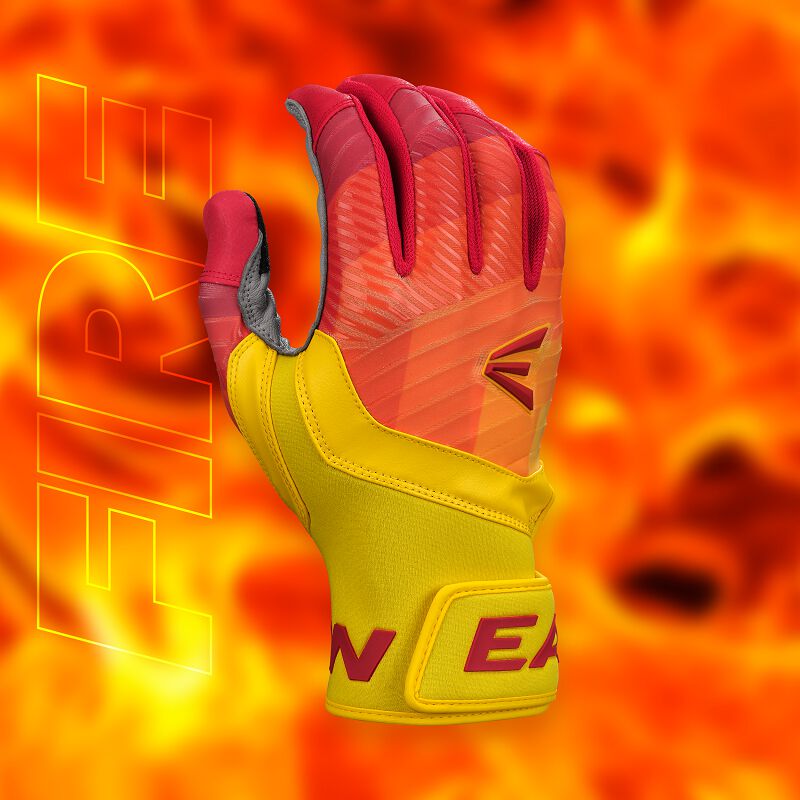 Easton Walk-Off ETHOS Fire Baseball Softball Batting Gloves
