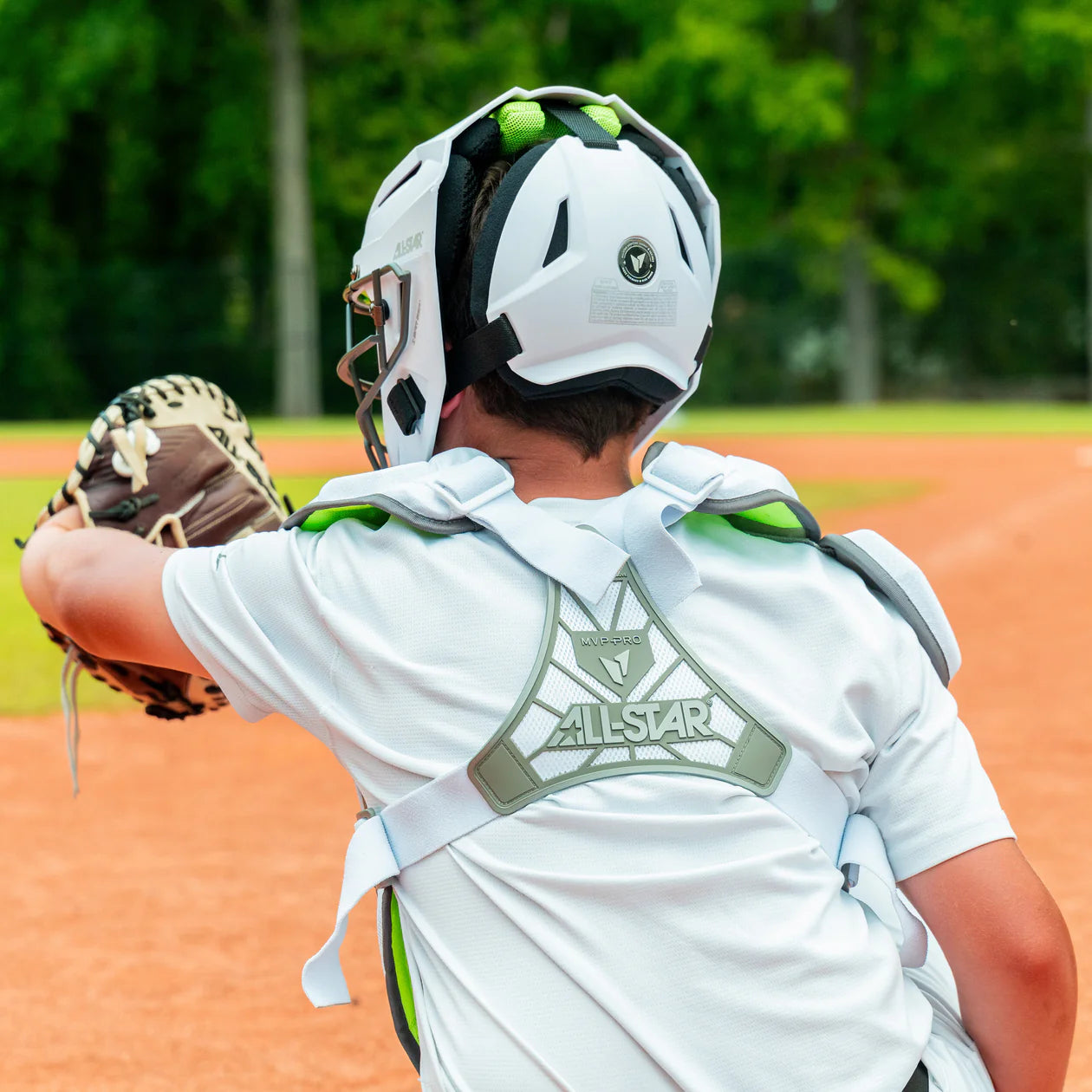 All-Star MVP-PRO LT Matte Baseball Catchers Helmet Mask