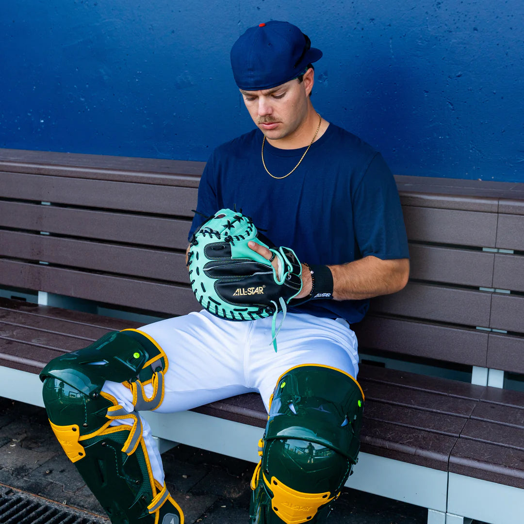 All-Star Pro-Elite 34" Limited Edition Baseball Catchers Mitt Glove CM3000 Black/Mint