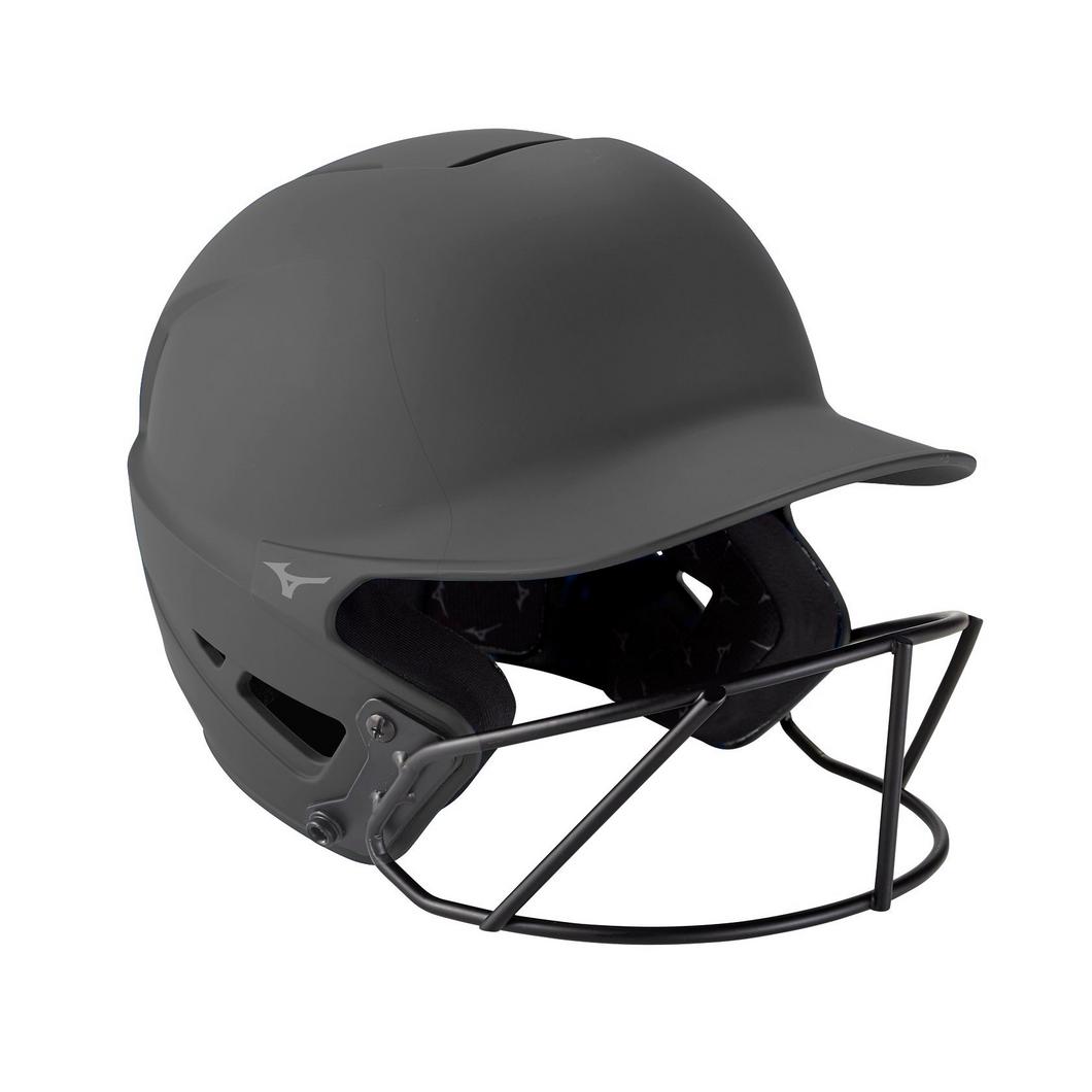Mizuno F6 Solid Matte Fastpitch Softball Batting Helmet