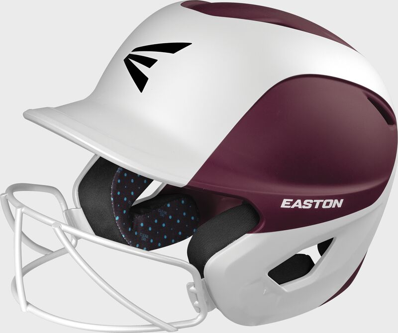 Easton Ghost Fastpitch Batting Helmet with Mask | Matte Two-Tone