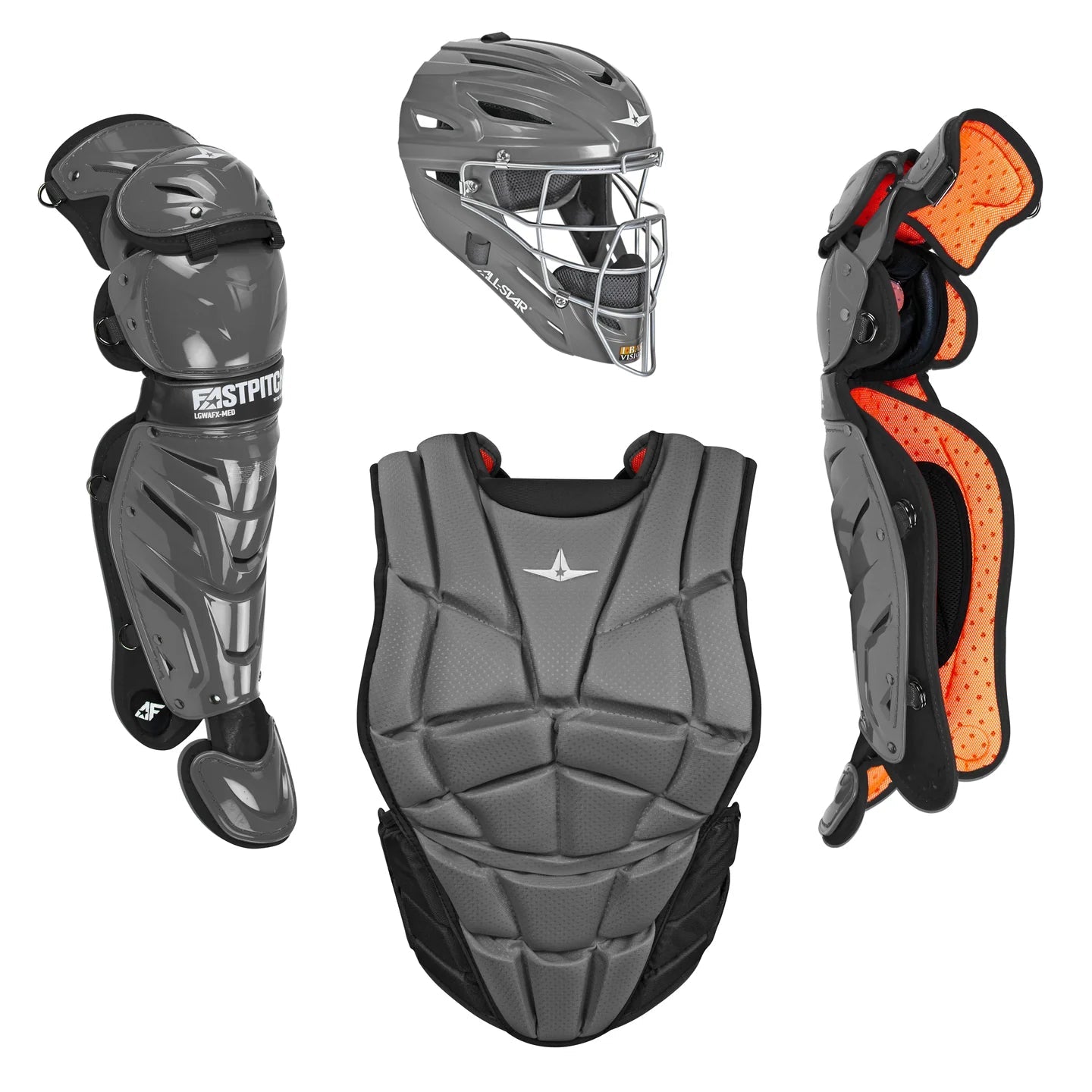 AllStar AFx Fastpitch Softball Catchers Gear Box Set