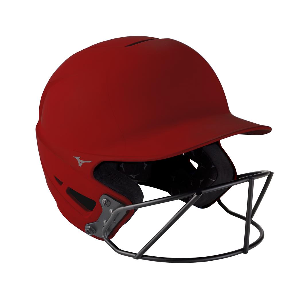 Easton Ghost Matte Fastpitch Batting Helmet W/Mask Red